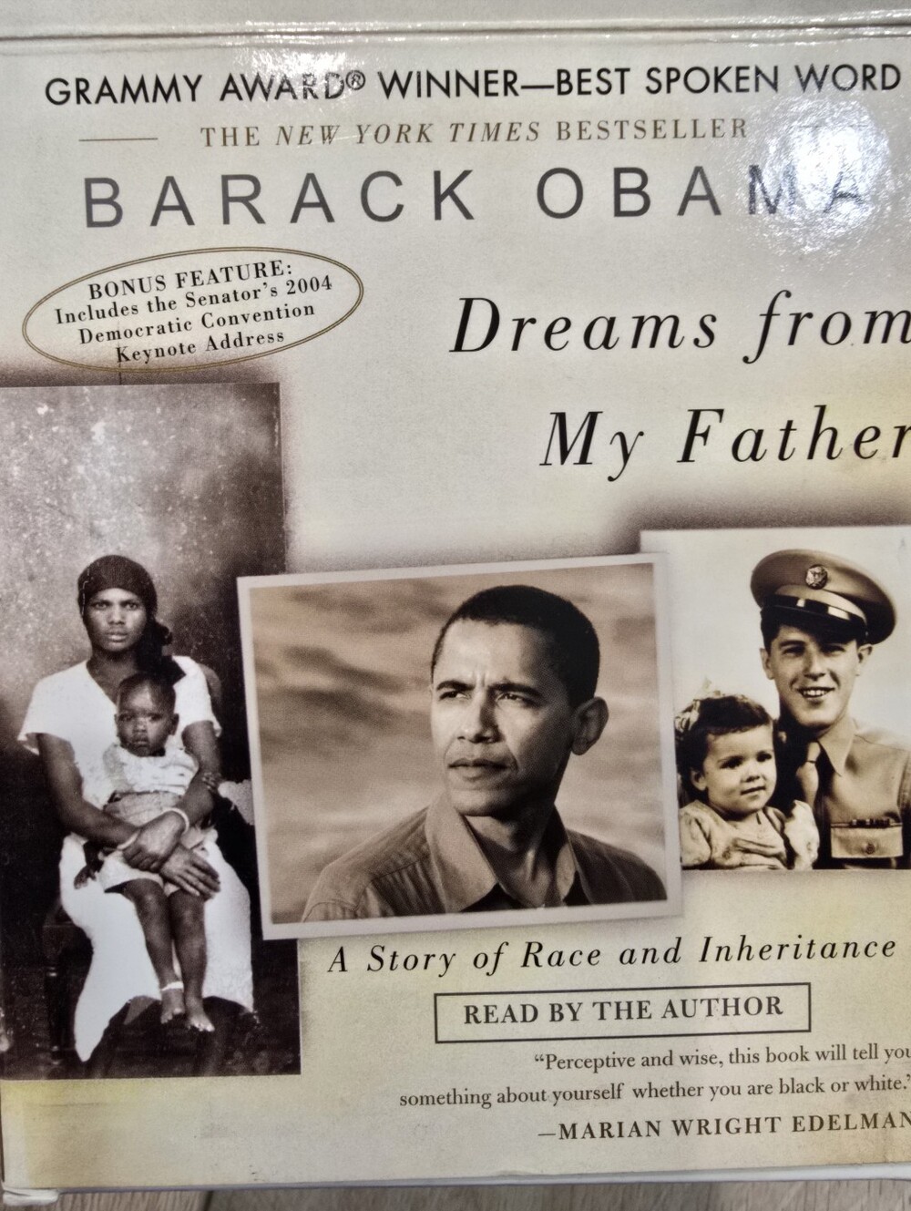 DREAMS FROM MY FATHER by President BARACK OBAMA AUDIOBOOK on CD 6 DISCS Reading